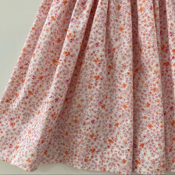 Vintage Girls 4 Floral Smocked Dress Spring Summer Easter Pink - Picture 4 of 11